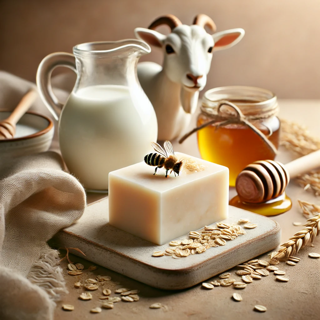Jabón Hidratante de Leche de Cabra y Miel